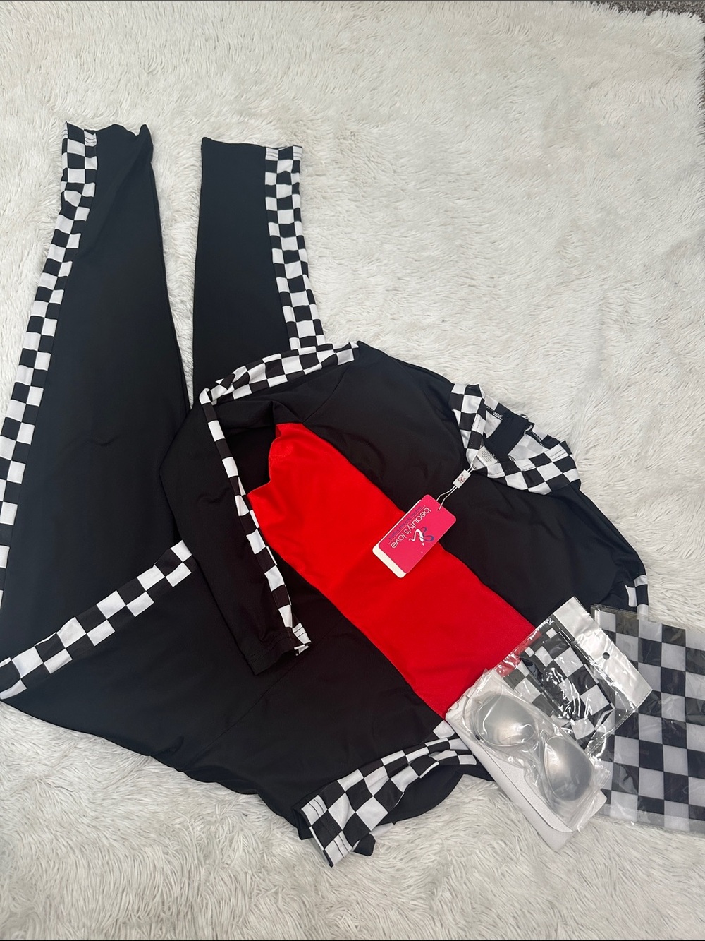 🐛 NWT Race Car Driver Unitard Halloween Costume